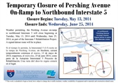 Temporarily Ramp Closures as part of the Interstate 5 Rehabilitation Project