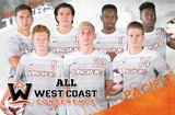 Seven Tigers Garner Men's Soccer All-WCC Honors