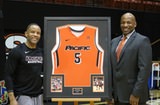 Men's Basketball Honors Former Tiger Dell Demps Thursday Night