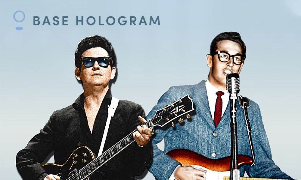 Base Hologram: Roy Orbison & Buddy Holly Playing Bob Hope Theatre