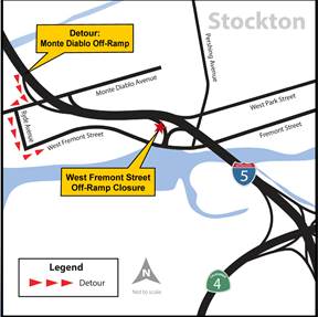 Downtown Stockton Traffic Advisory March 21st-March 23rd 