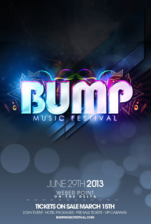 The Bump Music Festival Announces It's New Home at Weber Point Event Center!