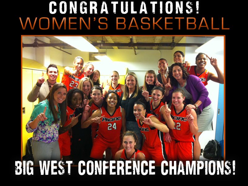 Pacific Women's Basketball Big West Champions!