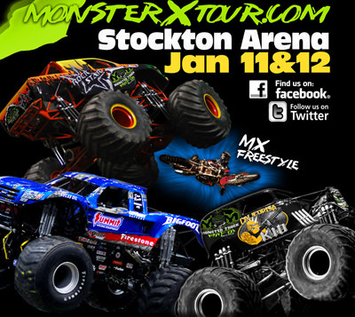 Monster X Tour at the Stockton Arena 