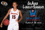 Luaulu-Summers Named WCC Player of the Week