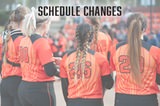 Predicted Rain Forces Softball Schedule Change