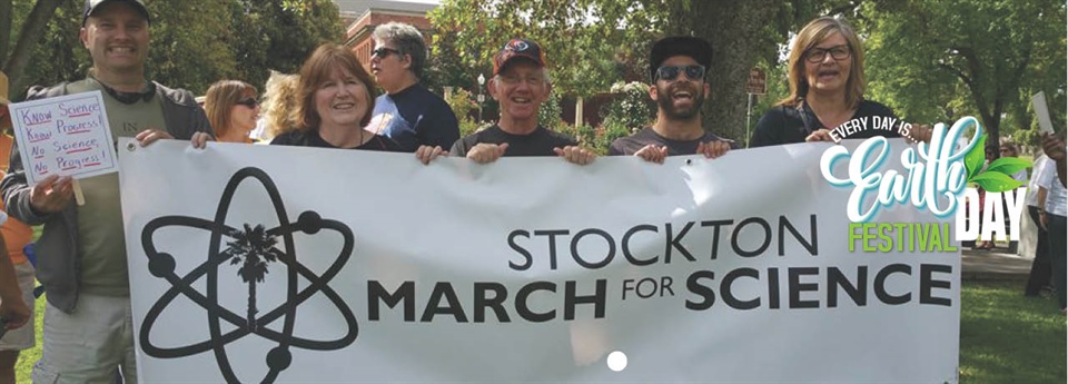 Stockton March for Science to launch the Earth Day Festival