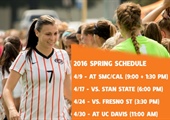 Women's Soccer Announces 2016 Spring Slate