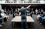 Former Tiger Ed Mylett speaks to Pacific baseball