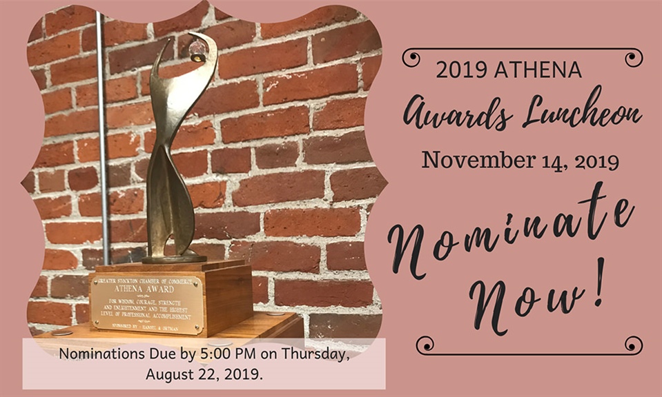 Nominations Sought for 2019 ATHENA Awards
