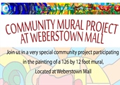 Community Mural Project at Weberstown Mall