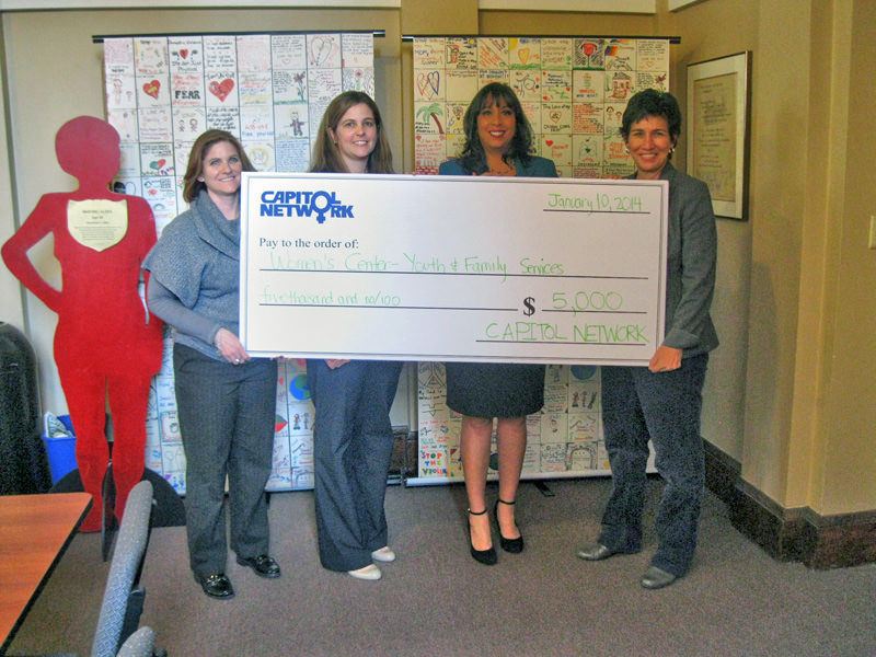 Capitol Network and Assemblymember Eggman present $5,000 grant to Women’s Center – Youth & Family Services