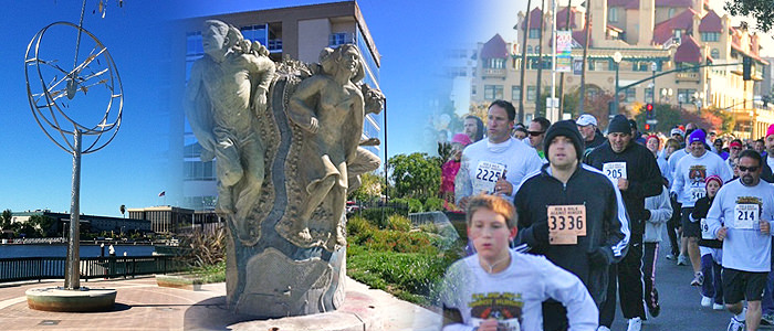 Stockton waterfront weekend get-a-way by foot, or bike! 