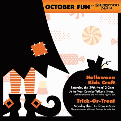 Trick-or-Treat at Sherwood Mall